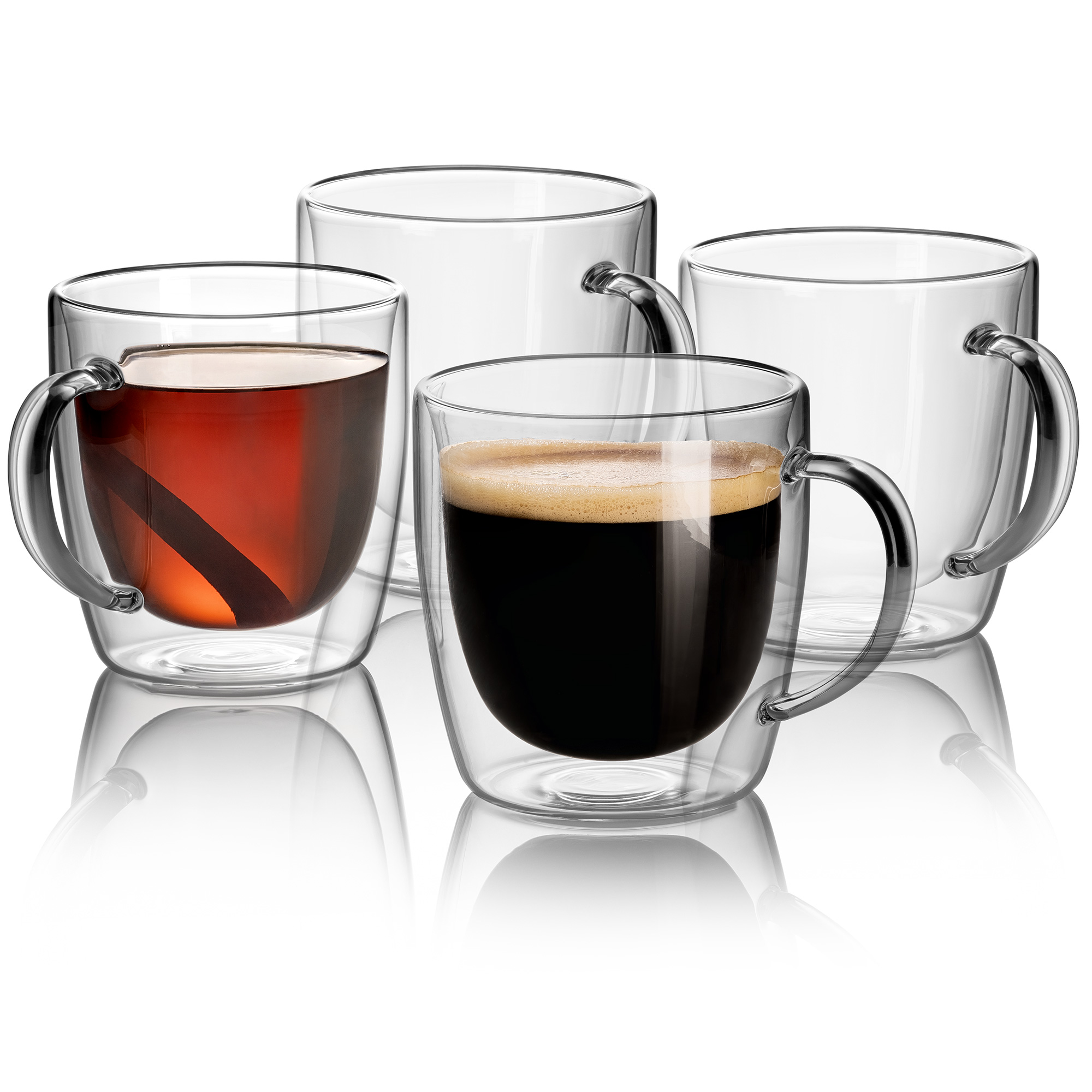 Details about JECOBI Strong Clear Glass Double Wall Coffee Mug Tea Mug Espresso Cup 14 oz Set Details about JECOBI Strong Clear Glass Double Wall Coffee Mug Tea Mug Espresso Cup 14 oz Set